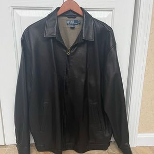 Polo Ralph Lauren mens leather jacket